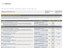 Tablet Screenshot of forums.shoutcast.com